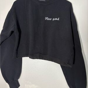SOLD Brandy Melville Black New York Sweatshirt